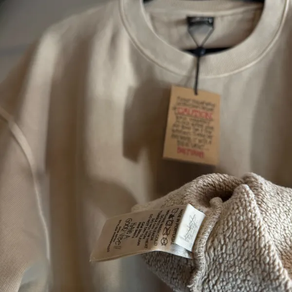 •Nwt• StüSsy Buana Pig. Dyed Khaki Crewneck • Xxl - Image 8