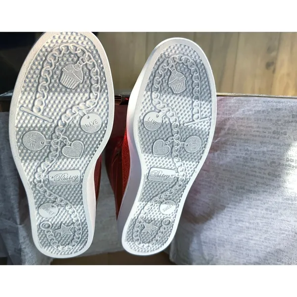 •NWT• Pastry Pop Tart Glitter High Top Sneakers Red Dance Shoes • 5W/ 3UK - Image 7
