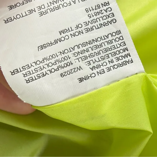 Morrow Blue Puffer Ski Jacket with Lime Accents - Image 11