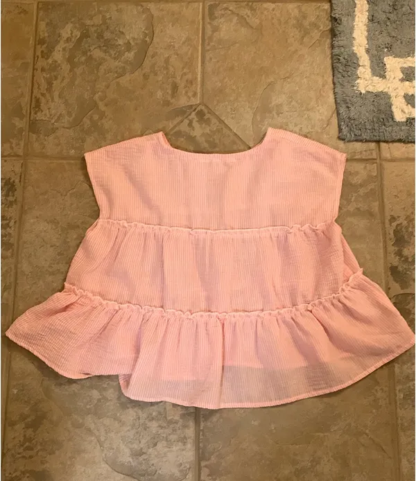 Altar'd State pink and white striped top - Image 2