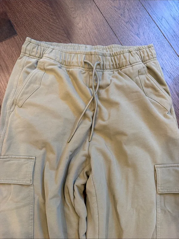 Athleta Cascade Cargo Terry Jogger in Green Size Medium - C4-085 - Image 2