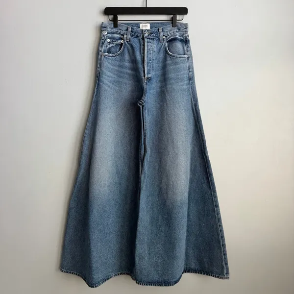 Citizens of Humanity Amari Ultra Wide Leg Jeans in Dweller Size 27 - Image 3
