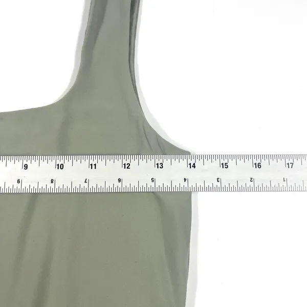 Abercrombie & Fitch Womens Medium Sage Green Buttery Soft Square‎ Neck Bodysuit - Image 7