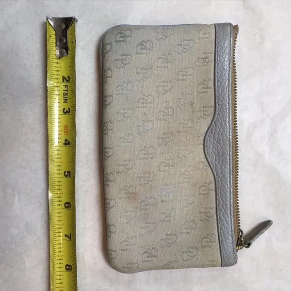 Dooney & Bourke Tan Logo Designed Wristlet - Image 2