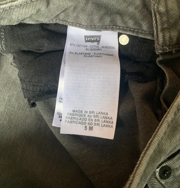 Levi's Grey Skinny Jeans - Image 5