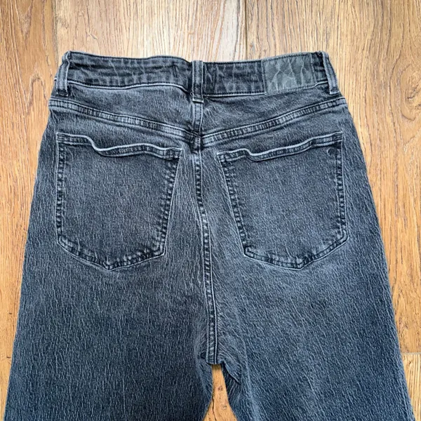 Madewell Curvy 90s Straight Leg Jeans Washed Black Size 29 Tall High Rise grunge - Image 10