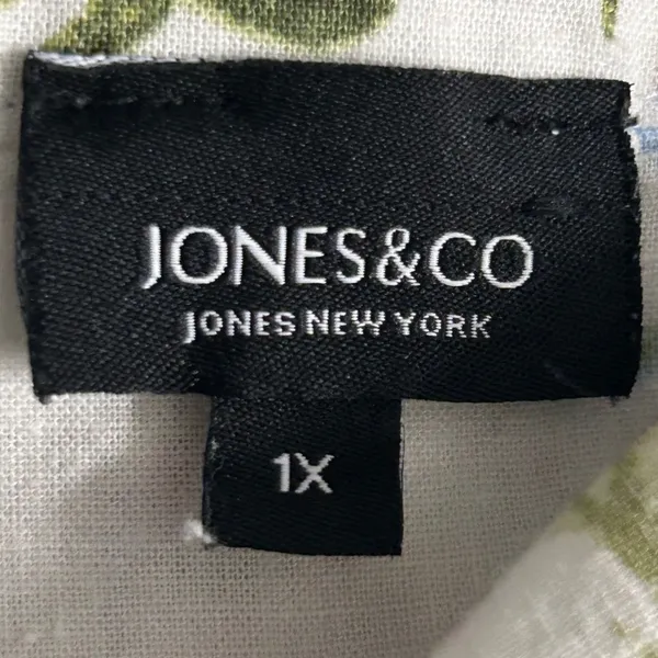 Jones‎ And Co Linen Popover Top Cream 1X - Image 5