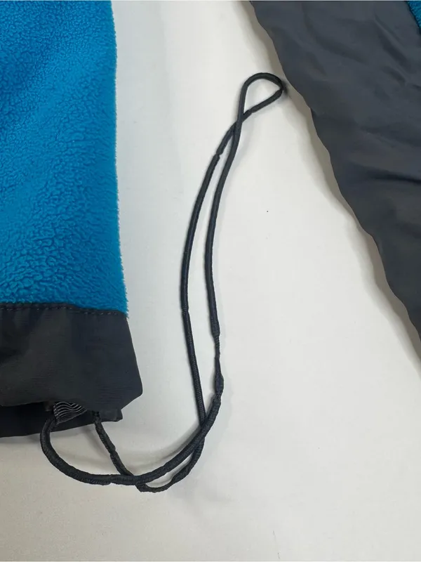 The North Face Blue and Gray Full-Zip Fleece Jacket - Image 5