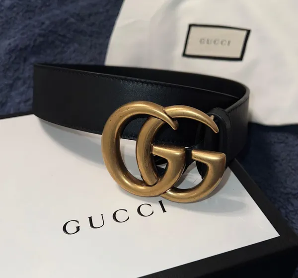 Gucci 2015 Re-Edition Wide Leather Belt - Image 5