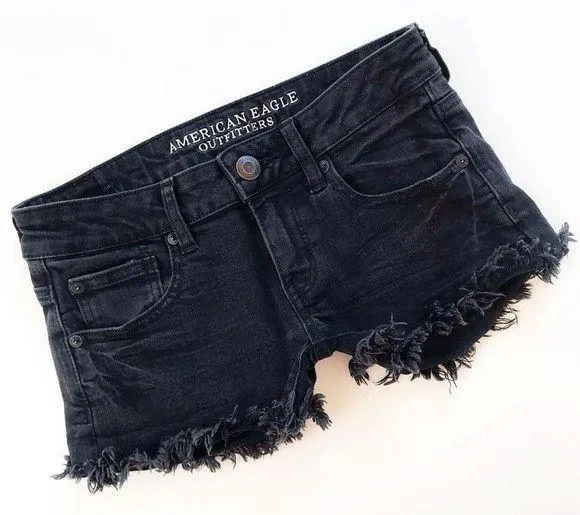 American Eagle Super Low Shortie Shorts - Image 2