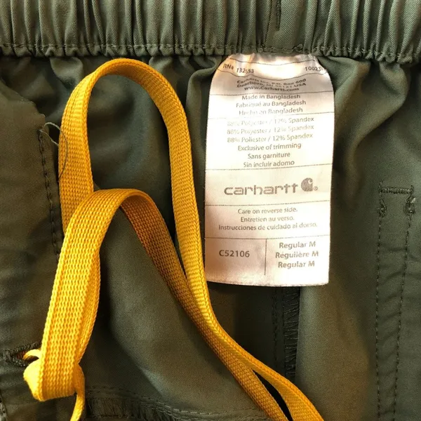 Carhartt Liberty C52106 Women's Flat Front Straight Leg Scrub Pant Olive Green M - Image 3