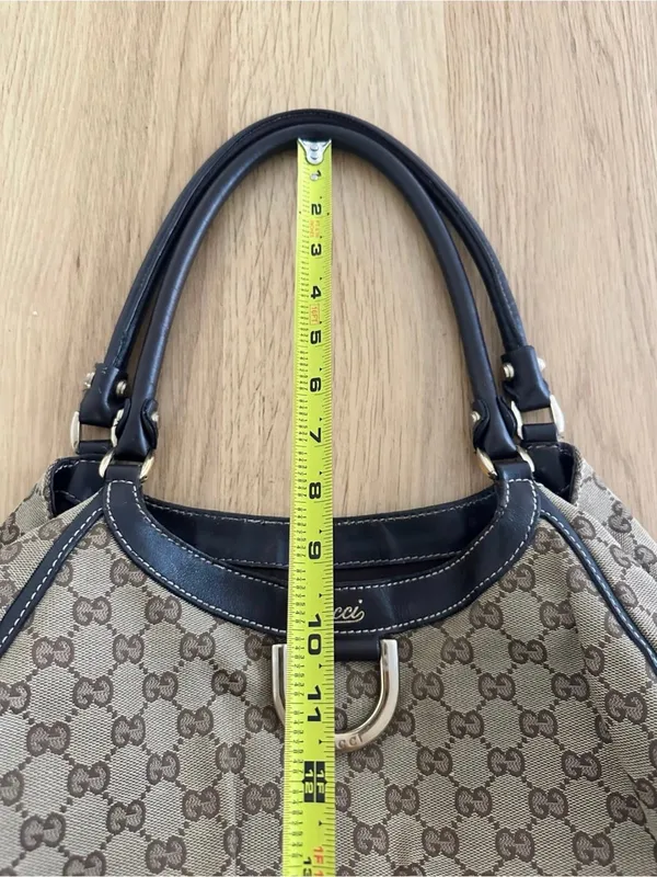 Gucci Abbey D-Ring GG Canvas Shoulder Bag - Image 5
