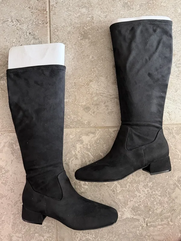 Easy Spirit Danilyn Tall Block Heel Knee-High Boots in Black, Size 7.5, NEW - Image 2