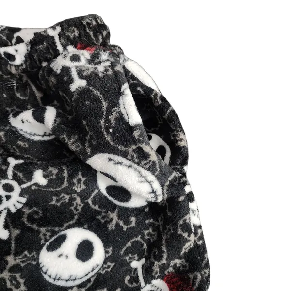Disney Nightmare‎ Before Christmas Pants Unisex M Black Skulls Relaxed PJ Pants - Image 4