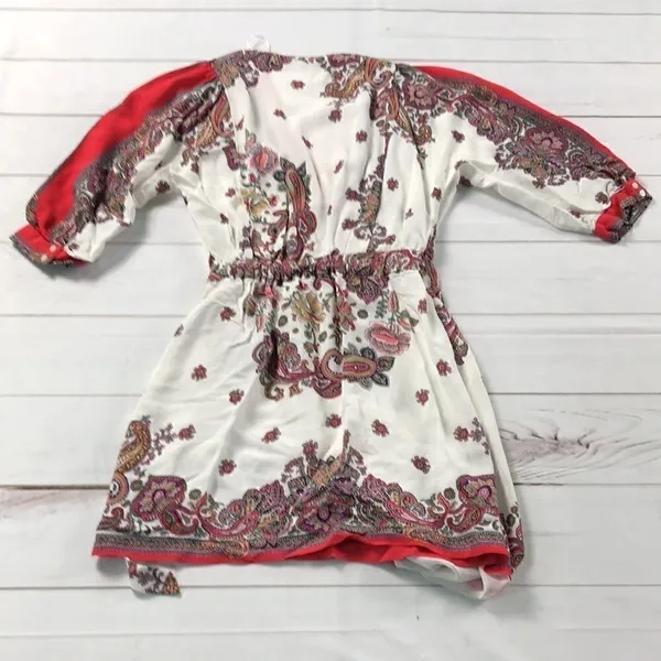 Zara Paisley Wrap Style Dress - Image 9