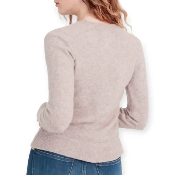 Madewell | Small | Lilac Coziest Date-Night Alpaca Wool Blend Faux Wrap Sweater - Image 3