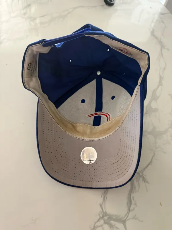 MLB Chicago Cubs Blue adjustable baseball cap Men’s Small/Medium - Image 4