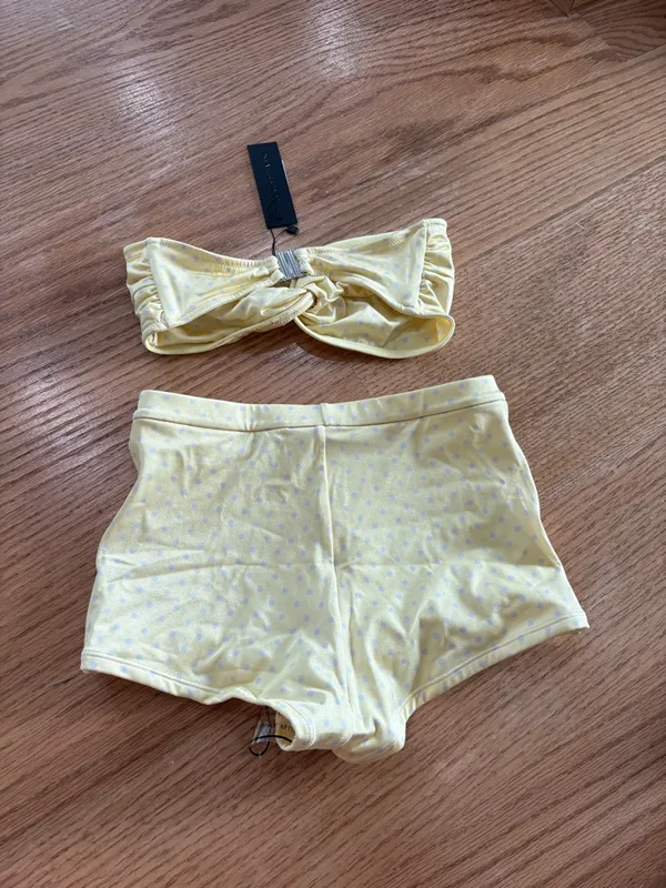 Lioness polka dot bikini yellow - Image 3