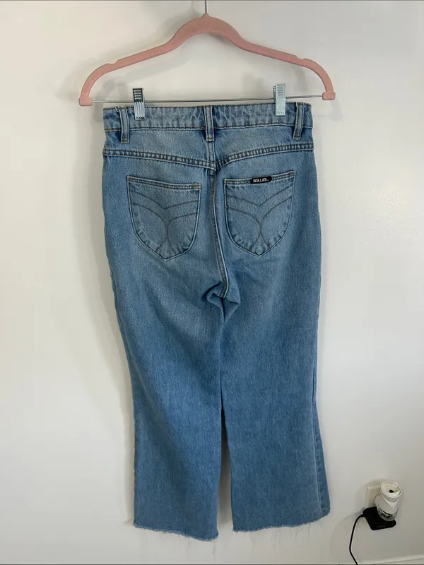 Rolla’s Eastcoast Crop High Rise Flare Jeans - Image 5