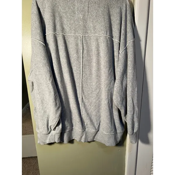 Aerie Women's Size Large Cozy Crew Sweatshirt The Chill Gray Winter Tour 06 Cold - Image 12