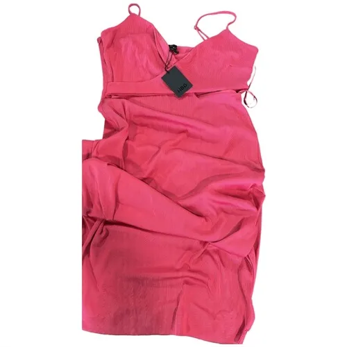 REVOLVE‎ NBD Titan Gown in Pink Fuchsia Side Cut Out Maxi NWT Women's XL - Image 2