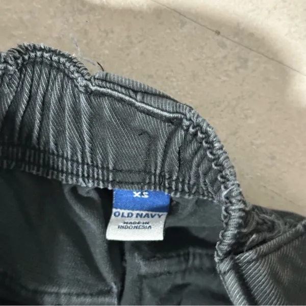 Old Navy Women‎ Gray/Black Baggy Cargo Pants size XS - Image 6
