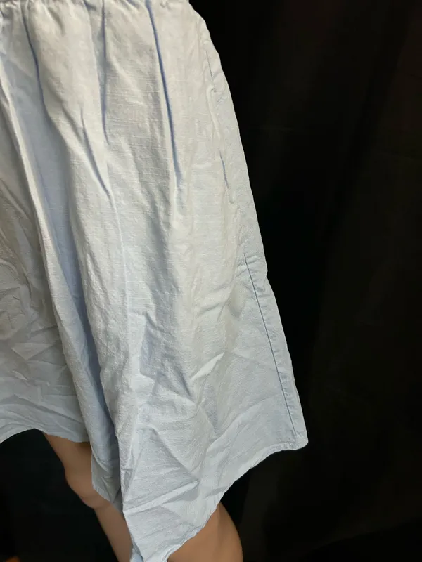 Zesica Strapless Light Blue Ruffle Top Sundress MD - Image 4