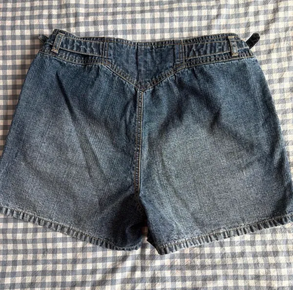 Vintage Route 66 Blue Denim Shorts 90s - Image 3
