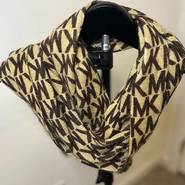 Michael Kors Brown‎ and Tan Logo Scarf - Image 2