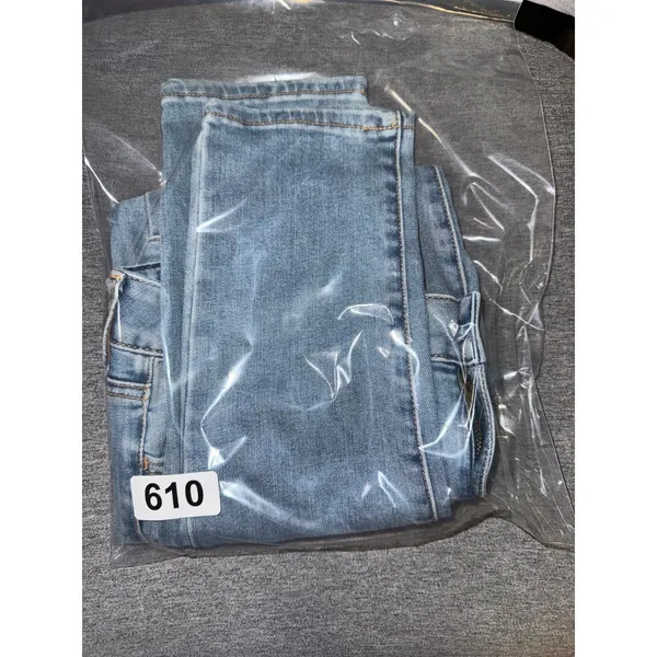 American Eagle Jegging Women 6 Short Blue Denim Stretch Casual‎ Boho - Image 8