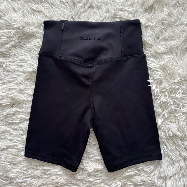 Outdoor Voices CloudKnit Bike Shorts High Rise Black Size XS - Image 6