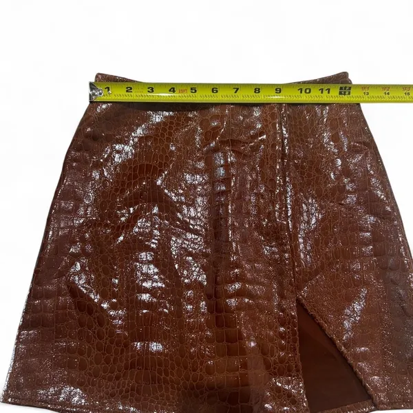 Motel Women's Brown and Pink Skirt - Image 3