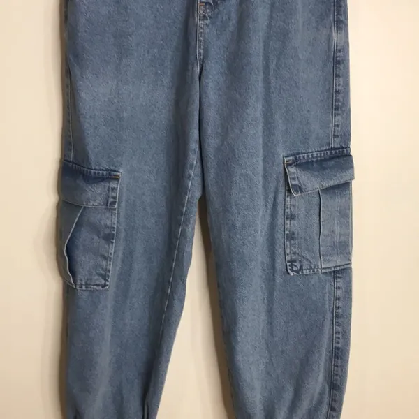 Ragged priest ladies oversized 100% cotton cargo‎ jogger denim jeans size 30 - Image 4