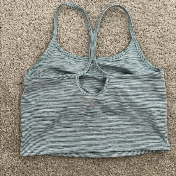 Active Crop Top Green - Image 2