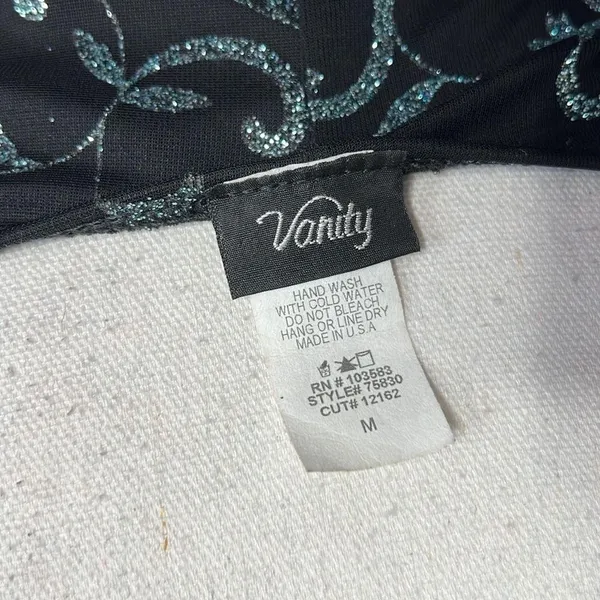 Vintage 90s/Y2K Vanity Glitter Dress - Image 8