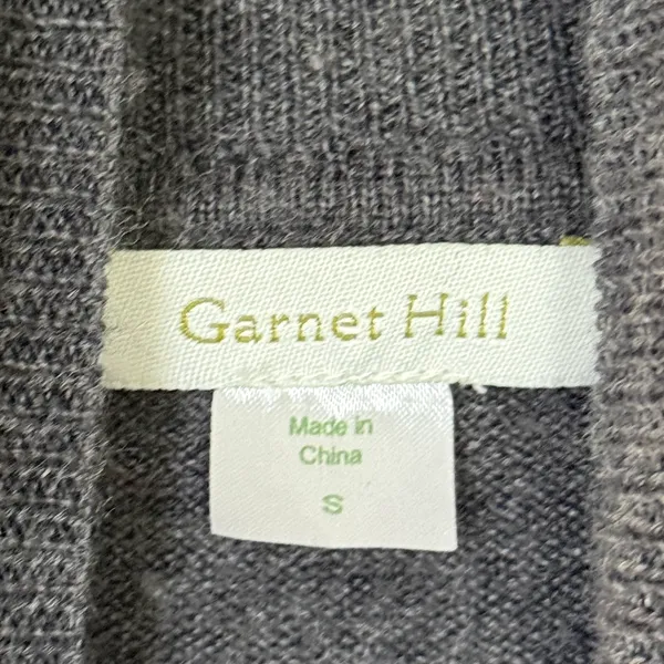 Garnet Hill 100% Merino Wool Turtleneck Long Sleeve Sweater Dress Grey Small - Image 7