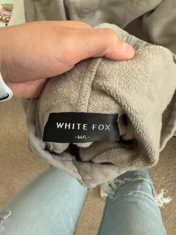 white fox hoodie - Image 3