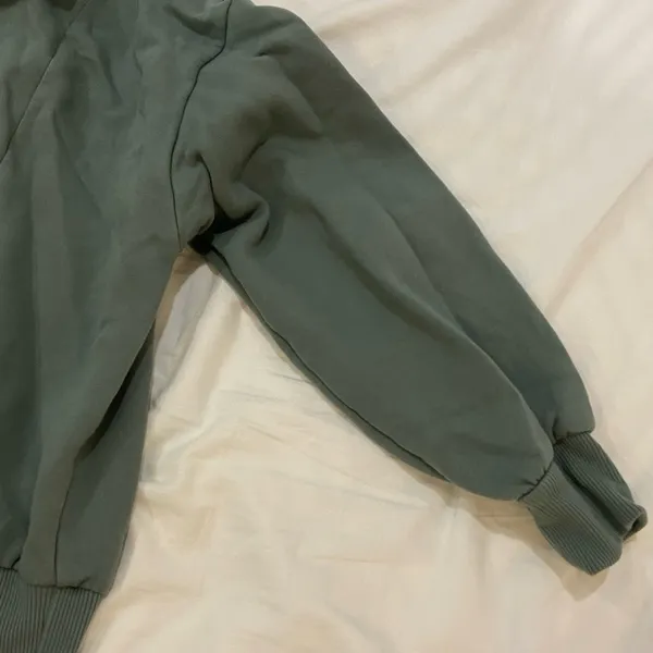 A New Day half zip sweater olive forest green - Image 3
