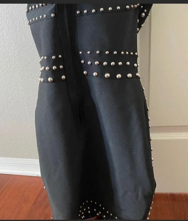 Revolve Studded Dress - Image 3