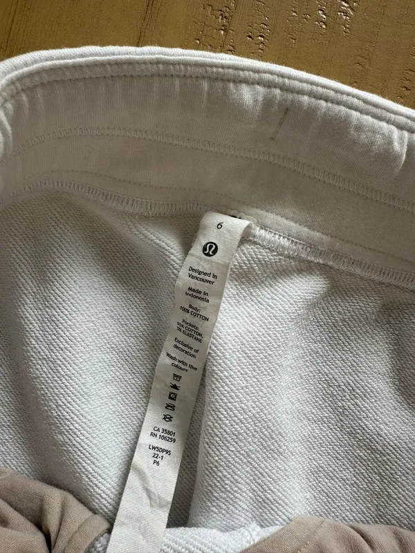 Lululemon Relaxed High-Rise Jogger White 6 - Image 5