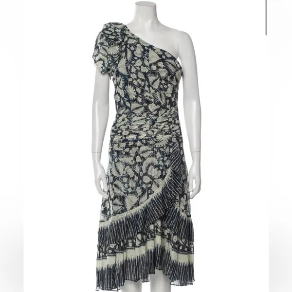 NWOT ulla Johnson Anja one shoulder dress - Image 8