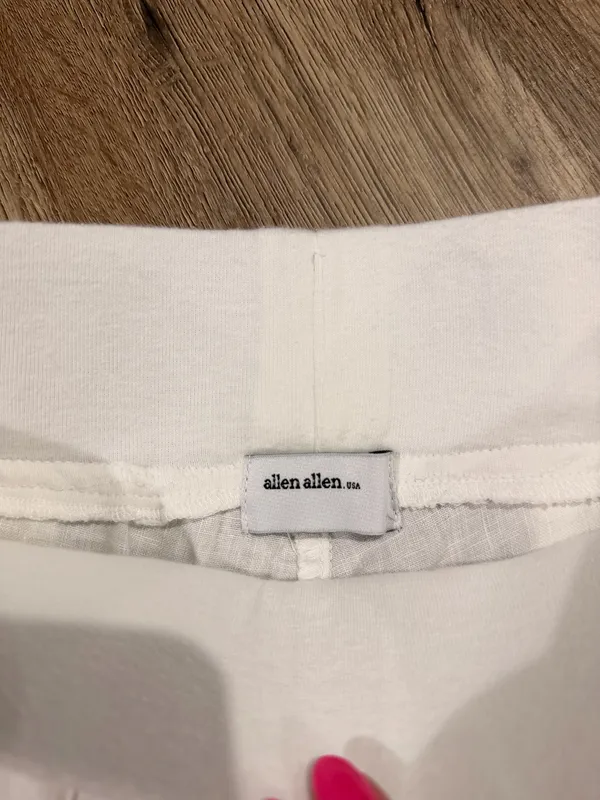 Allen Allen Linen Pants white  - Image 5