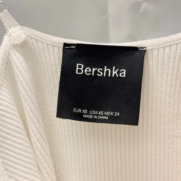 Bershka Butteryfly Cut Out Shift‎ Dress White XS Concert Fairy Feminine Romantic - Image 6
