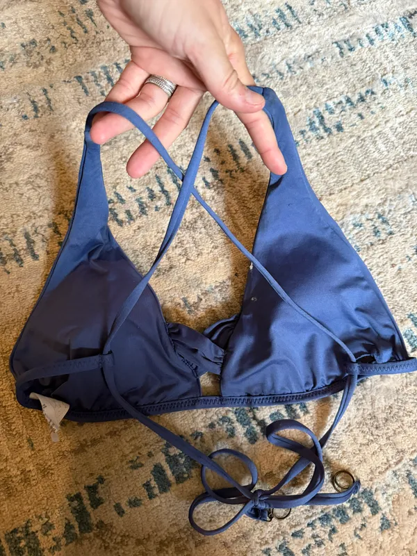 Blue Bikini Top Size L - Image 2
