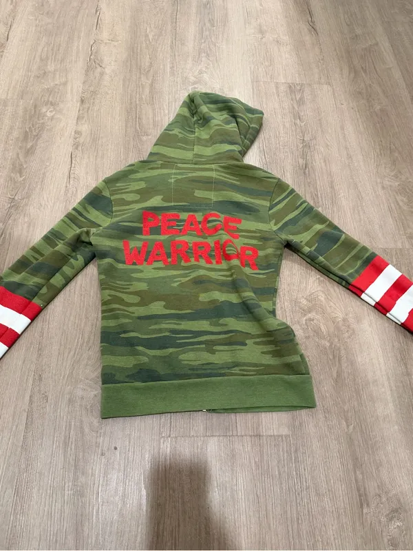 Rare Aviator Nation Peace Warrior hoodie - Image 3
