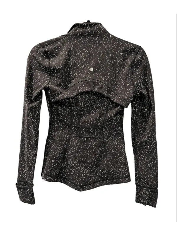 Lululemon Define Jacket Magnetized Jacquard Black White Speckled Luon Size 2 - Image 2