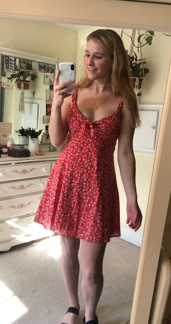 Francesca's Red Sundress - Image 4