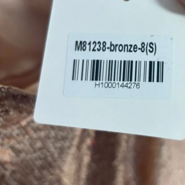 Hello Molly Bronze One Shoulder‎ Dress Size Small - Image 6