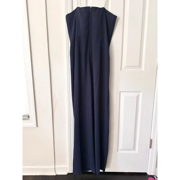 Lilly Pulitzer Kylo True Navy Blue Strapless Sweetheart Jumpsuit NWT 10 No Belt - Image 8