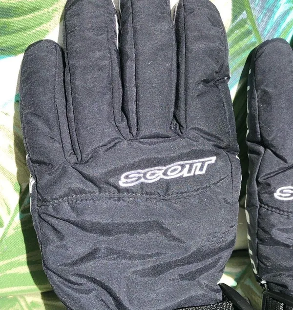 SCOTT Black Ski Snowboard Gloves with Separate Liner - Image 3